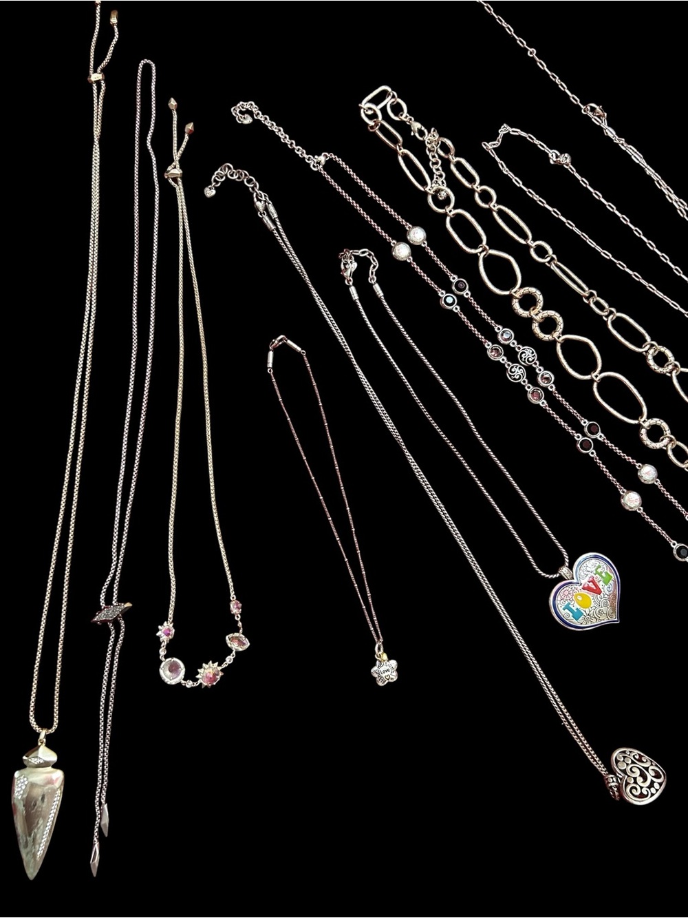 Lot of Brighton and Kendra Scott Necklaces in excellent condition